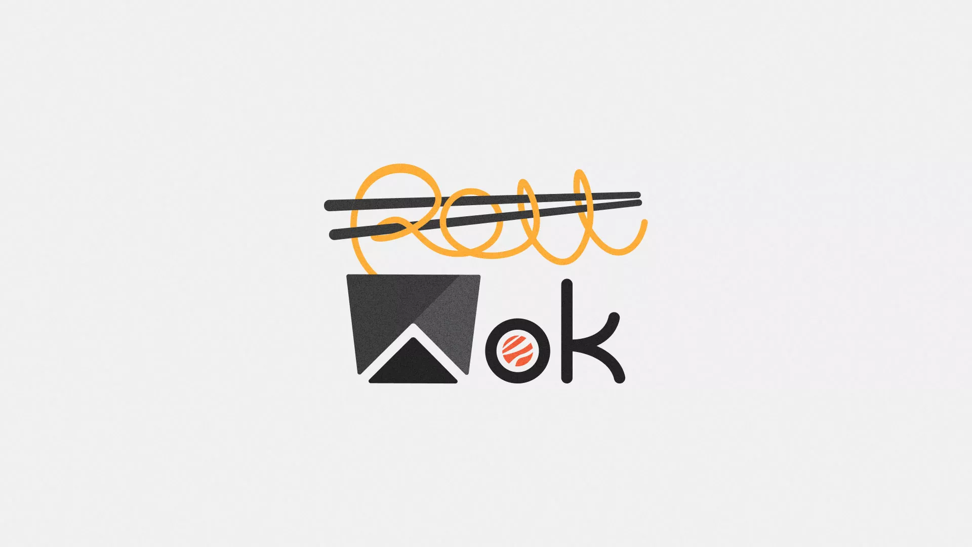 Разработка логотипа в Вёшках для суши-бара «Roll Wok Club» Разработка логотипа в Вёшках для суши-бара «Roll Wok Club»